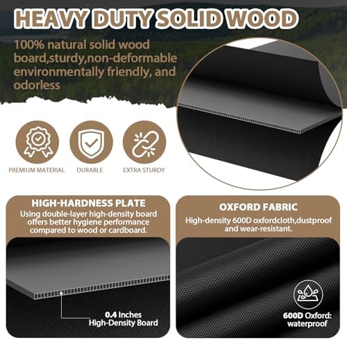 Heavy Duty Bunkie Board Twin Size 38" x75'',10MM Bed Support Board