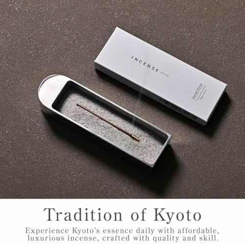 なごみ工房 Kyoto Hinoki Incense Sticks - Japanese Temple Aroma, Ideal for Relaxation & Meditation, Approx. 60 Sticks (0.044 Pounds) - Premium Quality Incense for Spiritual & Home Use Nagomikobo