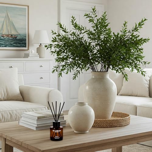 Silence Scent Reed Diffuser for Bathroom – Bathroom Diffuser with Sticks, Salty Ozonic & Orchid Scent, Long-Lasting Aroma, Premium Essential Oils, Crafted by Expert Perfumers – 50ml