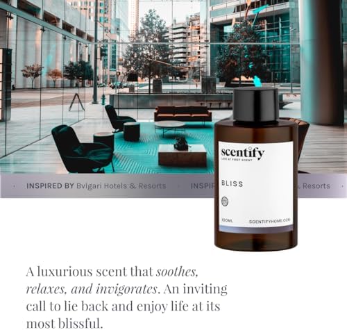 Scentify Bliss Aroma Oil Refill for Diffusers, 100ml / 3.38 fl oz
