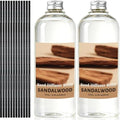 SCENTORINI Sandalwood Diffuser Reed Diffuser Refill Oil, 33.81 Fl Oz