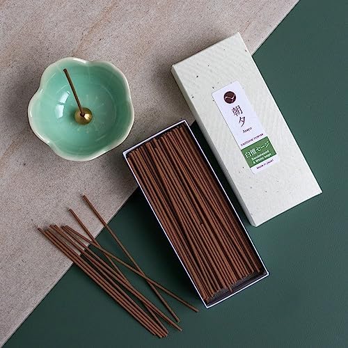 Asayu Japan Sandalwood and White Sage Incense Sticks, Traditional, 40g