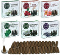 Trumiri Floral Incense Cones - Variety Pack - Total 60 Cone Incense (6 Scents x 10 Conos) - Rose, Lavender, Jasmin, Patchouli, Gardenia, Lily - Cone Incense Scents - Insense Cones - Incent Cone
