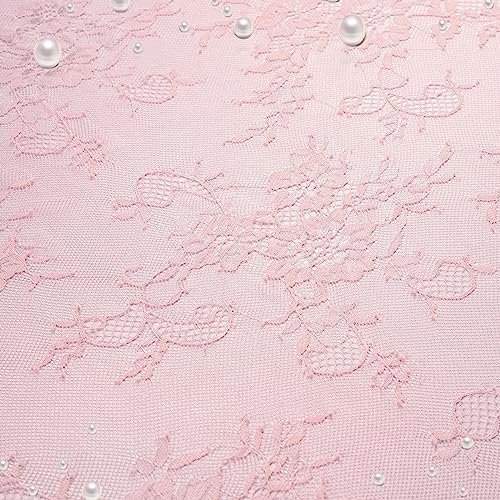 Pink Lace Table Cloth 60x120inch 2Pcs for Decorations Wedding Centerpieces