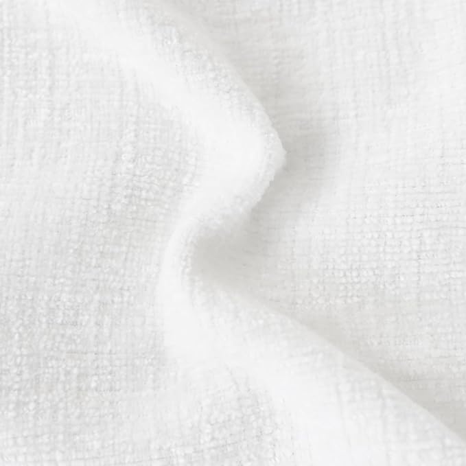 CaliTime Decorative Couch Throw Pillow Covers 24 X 24 Inches True White | Pack - Image 2