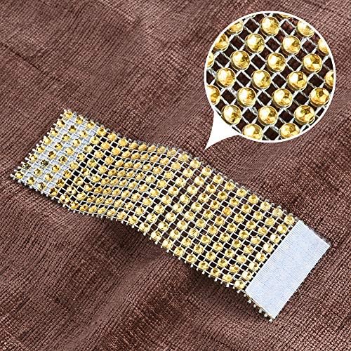 Accmor 150pcs Napkin Rings, Gold Napkin Rings Buckles