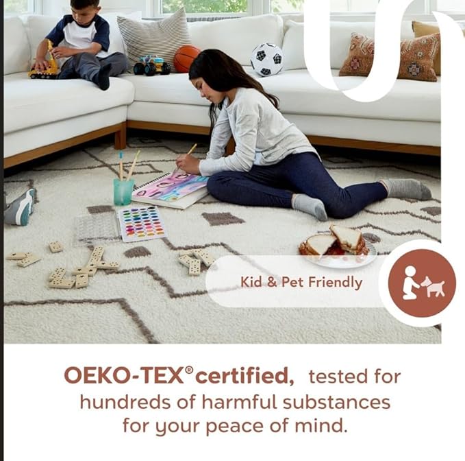 nuLOOM Jeni Brick Checkered Washable Runner Rug - Image 5
