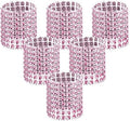 Accmor 50pcs Napkin Rings, Pink Napkin Rings Buckles