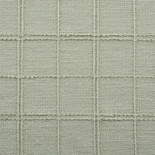 ZeeMart Linen Checked Farmhouse Table Runner, 13x48 Inches Seeding Green