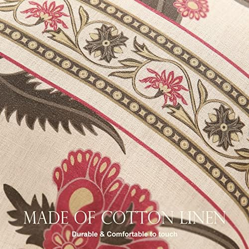 patdrea Designer Vintage French Throw Pillow Cover,18"x18",Set of 2