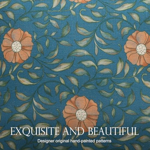 patdrea French Vintage Floral Throw Pillow Cover,18"x18",Set of 2