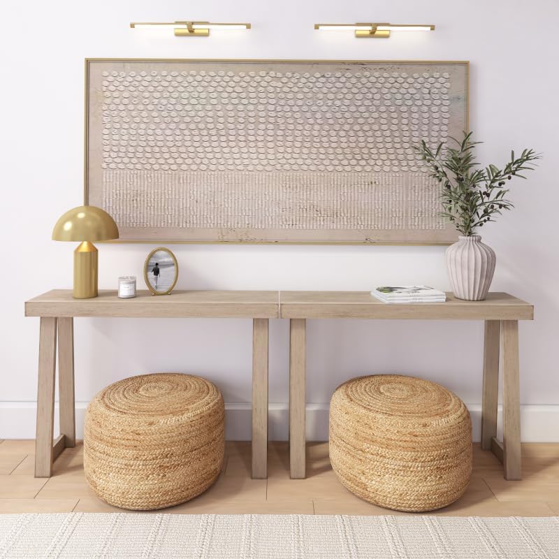 Plank+Beam Classic Console Table, 46 Inch, Seashell