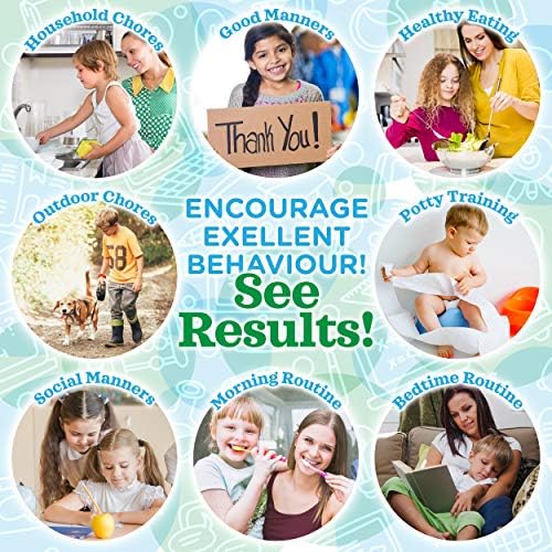 Kids Responsibility Reward Chart - Magnetic Board - 63 Chores Chore Chart