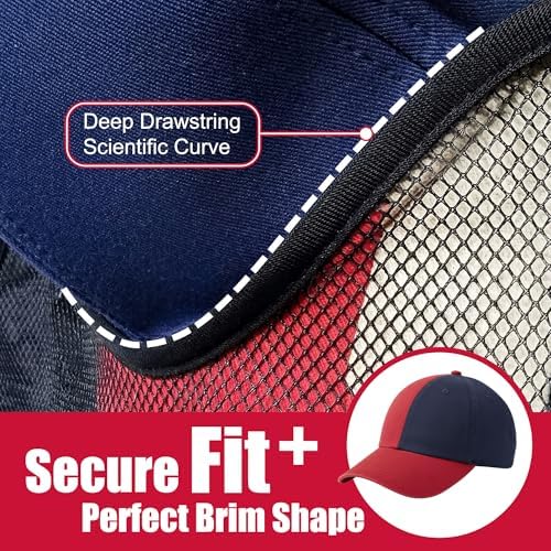 Hat Organizer for Baseball Caps-24 Deep Pockets, Visible Hat Rack for Door