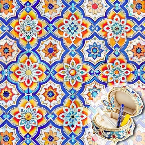 SOMWISE Rainbow Stained Glass Window Privacy Film,Heat Blocking Save Energy