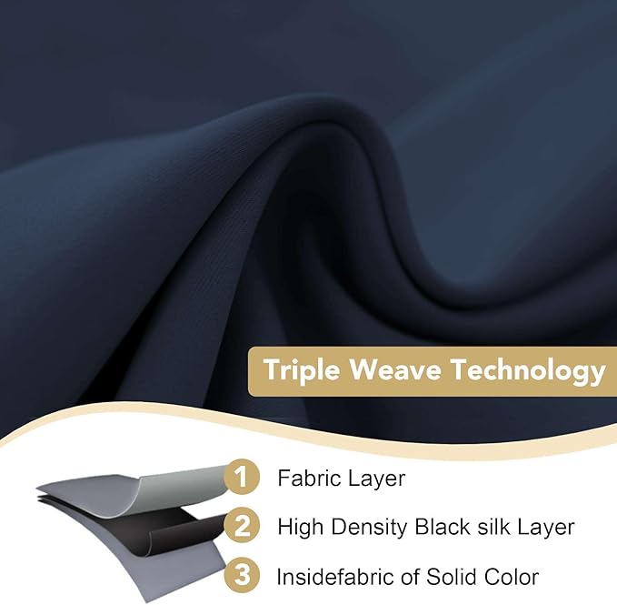 H.VERSAILTEX Ultra Thick and Soft Blackout Curtains - Image 4