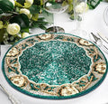Beaded Round Placemats 13 Inch, Decorative Charger Placemats