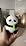 Panda Night Light for Kids, Cute Squishy Silicone Panda Lamp, 50-Hour Rechargeable Bedside Nursery Light with Tap Control, 2 Brightness Levels, 30-Min Auto-Off Timer, Gift for Toddlers