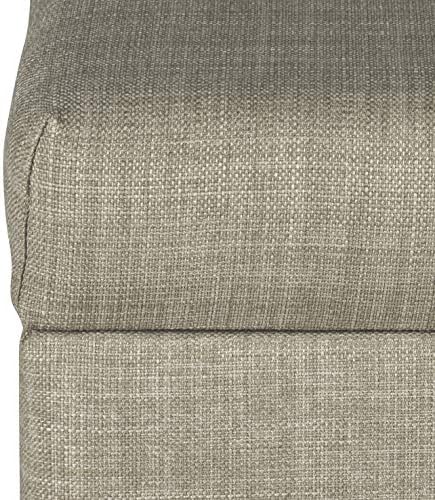 Spatial Order 22" Medium Rectangular Storage Ottoman - Tan