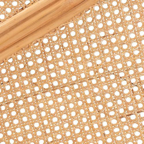 Bali & pari Flower Modern Bohemian Honey Rattan King Size Standalone Headboard
