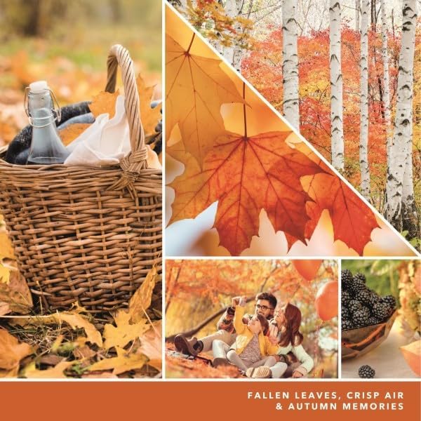 Yankee Candle Concentrated Room Spray Air Freshener, Instant Home Fragrance, Odor Eliminating Spray, Autumn Leaves (Pack of 3)