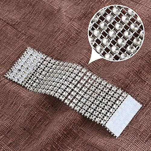 Accmor 50pcs Napkin Rings, Silver Napkin Rings Buckles