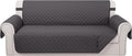 Reversible Couch Cover for 3 Cushion, Dark Grey | Couch Cover for Sofa by LuxshareHome