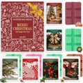 STRN Christmas Wax Melts, Fall Winter Scented Soy Wax Cubes, 6 Scents