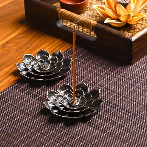 SLKIJDHFB Incense Burner - Lotus Incense Stick Holder 2Pcs