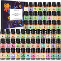 SACATR 60 Pcs Natural Essential Oil Sets,Fragrance Oil Scent (60 * 10ML)