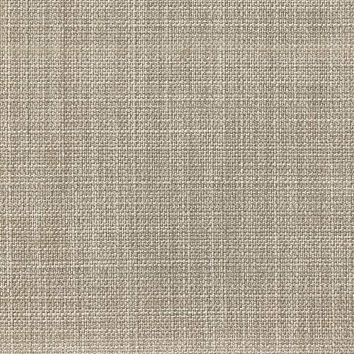 Amazon Basics Round Storage Ottoman Foot Rest, Button Tufted Upholstered Footstool with Storage, Sturdy Linen Fabric for Living Room and Bedroom, 20" x 17", Beige