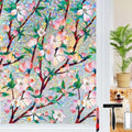 Rainbow Window Privacy Film Decorative Window Sticker, 3D Static Stained Glass Cling Tint for Home Heat Control Non-Adhesive, 17.5 Inch * 78.74 Inch