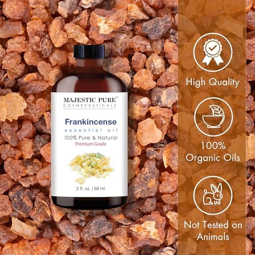 Majestic Pure Frankincense Essential Oil for Diffuser - 2 Fl Oz