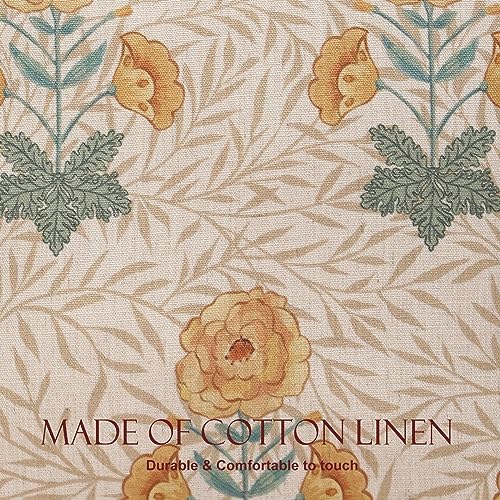 patdrea French Vintage Square Throw Pillow Cover,18"x18",Set of 2