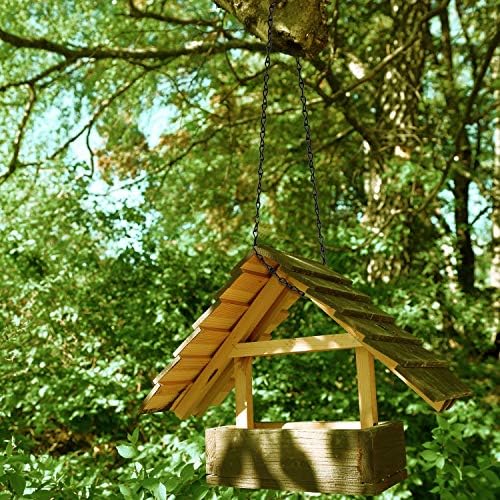 EBOOT 2 Pcs Hanging Chain for Bird Feeders Planters, 35 Inch, Black