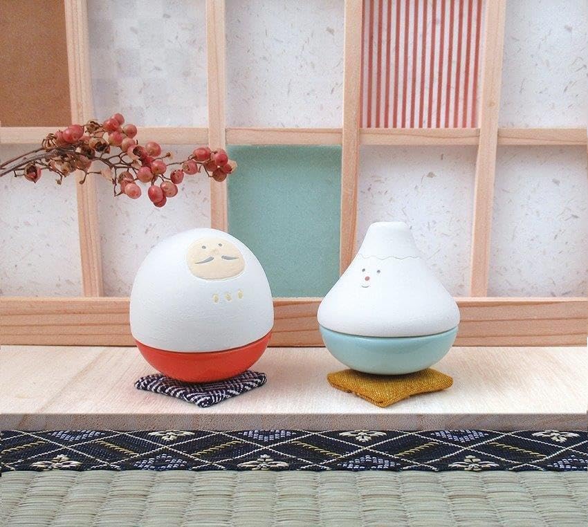 Stone Diffuser Swinging Animals Aromatherapy [Japan Import] Passive Diffuser for Essential Oil, Ceramic, Non-Electric, Room Decor, Gift (Daruma)