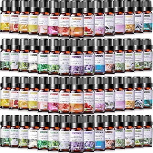 Nuanchu 36 Pcs Essential Oil Set Fragrance Oil for Diffuser Candle Making