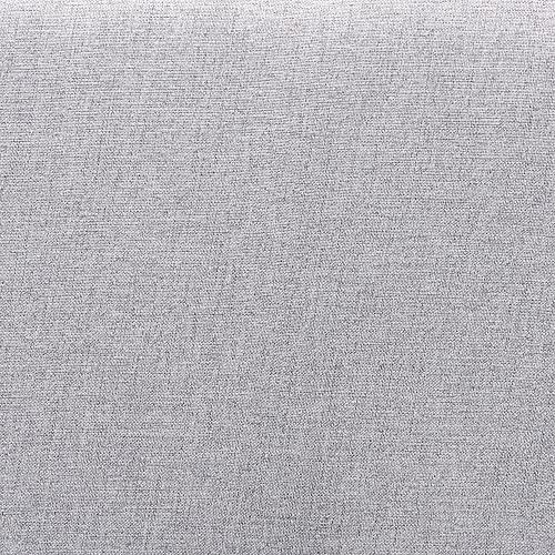 Baxton Studio Dexter Modern and Contemporary Light Grey Fabric Upholstered and Walnut Brown Finished Wood Queen Size Headboard