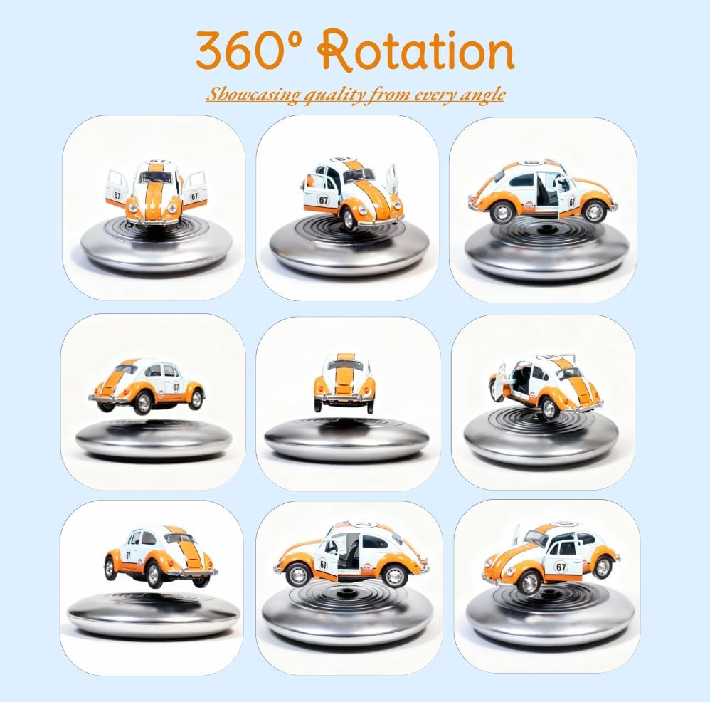 MOOCCI Floating Car Levitating Gadgets Beetle Model 360 Degree Rotating