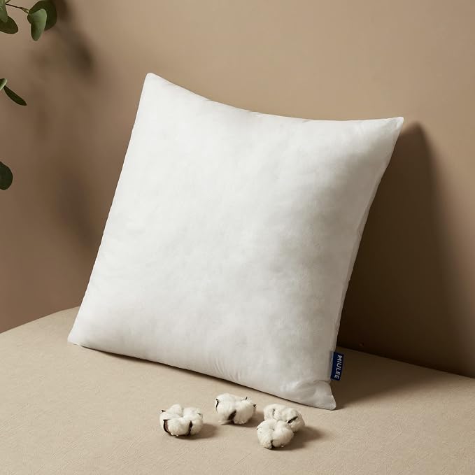 MIULEE Pillow Insert 15x15 Inch Decorative Square Throw Pillow Inserts | by MIULEE