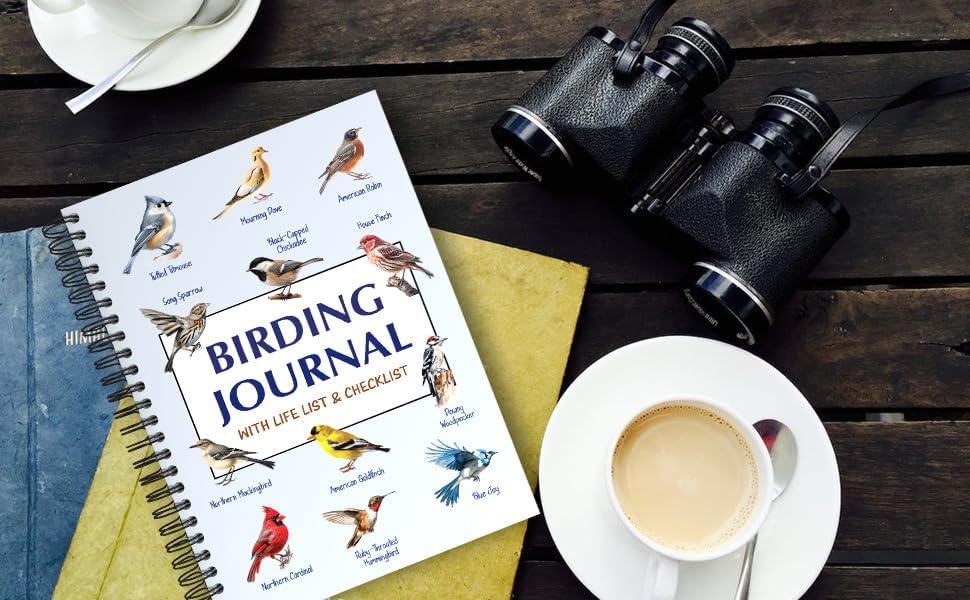 Birding Journal with Life List & Checklist A5