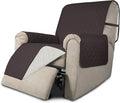 Easy-Going Reversible Couch Cover, Recliner 19 in, Chocolate/Ivory | Machine by Easy-Going