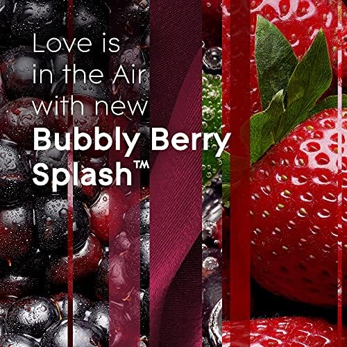 Glade PlugIns Refills Air Freshener, Scented and Essential Oils for Home and Bathroom, Bubbly Berry Splash, 3.35 Fl Oz, 5 Count