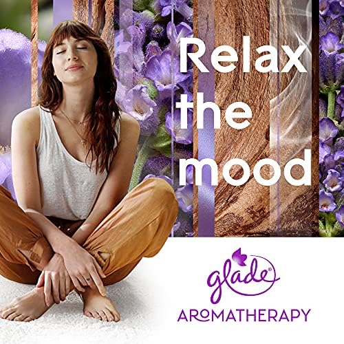 Glade Aromatherapy Diffuser & Essential Oil, Air Freshener for Home, Choose Calm Scent with Notes of Lavender & Sandalwood, 0.56 Fl Oz