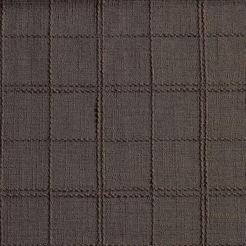 ZeeMart Linen Checked Farmhouse Table Runner, 13x60 Inches Chocolate