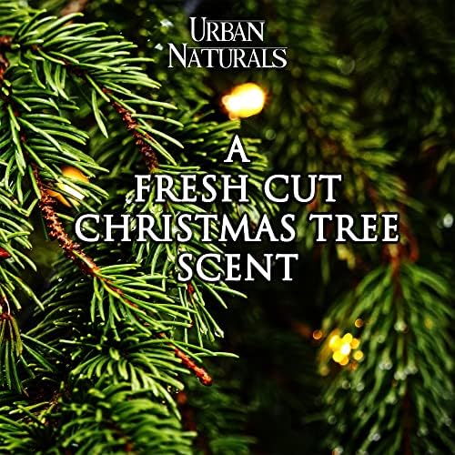 Urban Naturals Balsam Forest Oil Reed Diffuser Refill + Free Set of Reed Sticks - Fragrance Notes of Pine Fir Needles, Evergreen, Woodsy Cedar and Sandalwood – Vegan, 4 oz Made in the USA