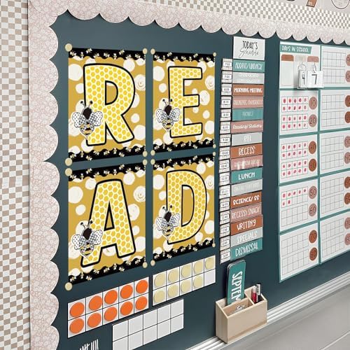 SkyCozy Bee Classroom Decor - Bee Bulletin Board Decorations