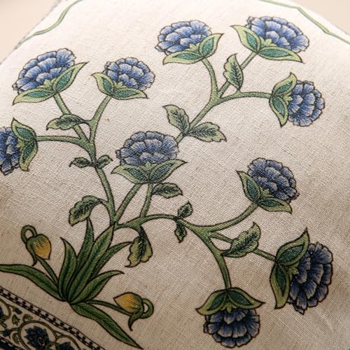 patdrea Designer French Vintage Throw Pillow Cover,18"x18"