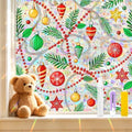 SOMWISE Rainbow Stained Glass Window Privacy Film,Heat Blocking Save Energy