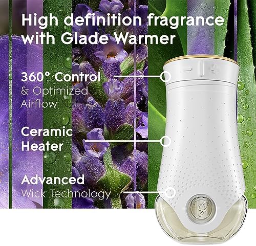 Glade PlugIns Refills Air Freshener,Tranquil Lavender & Aloe,Scented and Essential Oils for Home and Bathroom,0.67 Fl Oz,10 Count (Pack of 2)